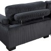 Traverse Black Loveseat