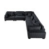 Traverse Black 6-Piece Sectional