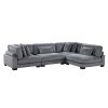 Traverse 4-Piece Modular Sectional (Gray)