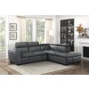 Barre 2-Piece Sectional w/ Pull-Out Bed