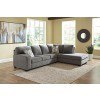Dalhart Charcoal Right Chaise Sectional