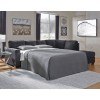 Altari Slate Right Chaise Sectional w/ Sleeper