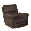 Vance Power Lay Flat Recliner w/ Voice Commands (Chocolate)