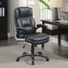Contemporary Grey Leatherette Office Chair