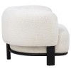 Lawler Ivory and Black Accent Chair