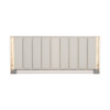 Pavira Stone Platform Bed w/ LED Lighting