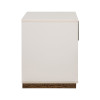 Pavira Walnut 1 Drawer Nightstand w/ LED Lighting