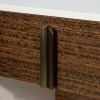 Pavira Walnut 1 Drawer Nightstand w/ LED Lighting