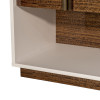 Pavira Walnut 1 Drawer Nightstand w/ LED Lighting