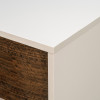 Pavira Walnut 1 Drawer Nightstand w/ LED Lighting