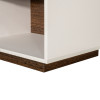 Pavira Walnut 1 Drawer Nightstand w/ LED Lighting