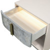 Pavira Stone Platform Bed w/ LED Lighting