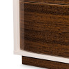 Pavira Walnut Platform Bed w/ LED Lighting
