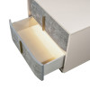Pavira Stone Platform Bed w/ LED Lighting