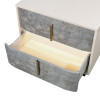 Pavira Stone Platform Bed w/ LED Lighting