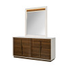 Pavira Walnut Dresser w/ LED Lighting