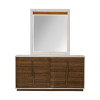 Pavira Walnut Dresser w/ LED Lighting