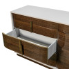 Pavira Walnut Dresser w/ LED Lighting