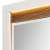 Pavira Walnut Mirror w/ LED Lighting