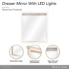 Pavira Stone Mirror w/ LED Lighting