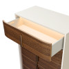 Pavira Walnut Chest w/ LED Lighting