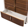 Pavira Walnut Chest w/ LED Lighting