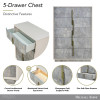 Pavira Stone Chest w/ LED Lighting