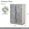 Pavira Stone Chest w/ LED Lighting