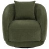 Arnaud Green Swivel Accent Chair