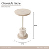 Lotus Bay Chairside Table