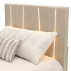 Lotus Bay Twin Panel Bed w/ LED Lights