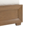 Portrait Sienna Brown Panel Bed w/ LED Lights