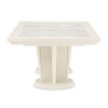 Portrait Alabaster White Wide Rectangular Dining Room Set