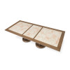 Portrait Sienna Brown Wide Rectangular Dining Table