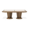 Portrait Sienna Brown Wide Rectangular Dining Table