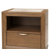 Portrait Sienna Brown Panel Bedroom Set w/ LED Lights