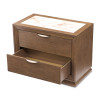 Portrait Sienna Brown Panel Bedroom Set w/ LED Lights
