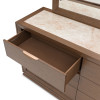 Portrait Sienna Brown Panel Bedroom Set w/ LED Lights