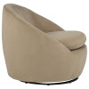 Myernick Camel Swivel Accent Chair