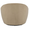 Myernick Camel Swivel Accent Chair