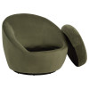 Myernick Olive Swivel Accent Chair