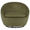 Myernick Olive Swivel Accent Chair