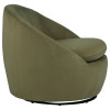 Myernick Olive Swivel Accent Chair