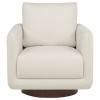 Iris Ivory Swivel Accent Chair