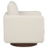 Iris Ivory Swivel Accent Chair