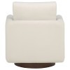 Iris Ivory Swivel Accent Chair