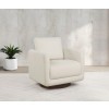 Iris Ivory Swivel Accent Chair