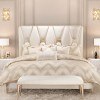 La Rachelle Upholstered Panel Bed