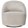 Leon Beige Swivel Accent Chair