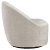 Leon Beige Swivel Accent Chair
